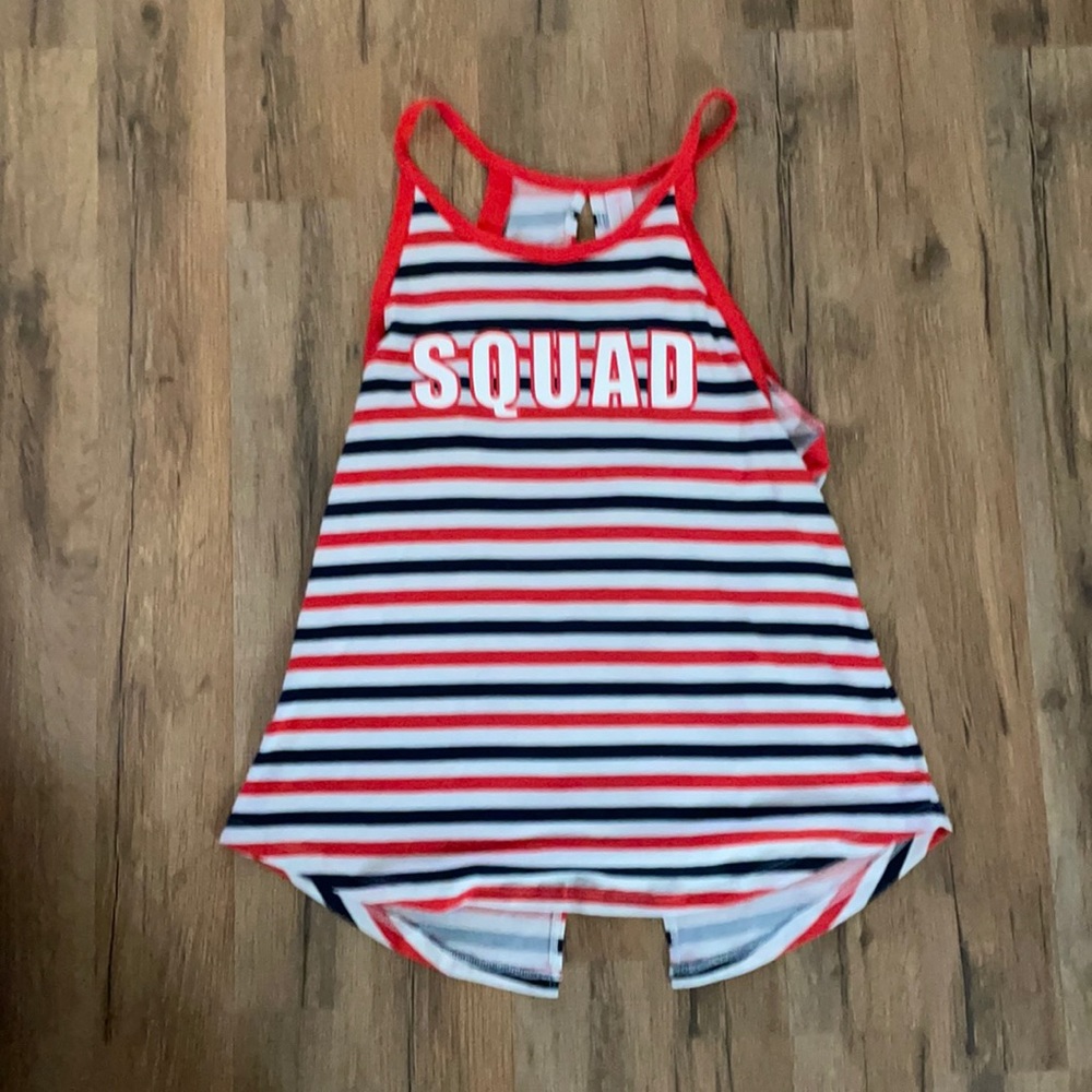 Red, White, and Blue Squad Tank